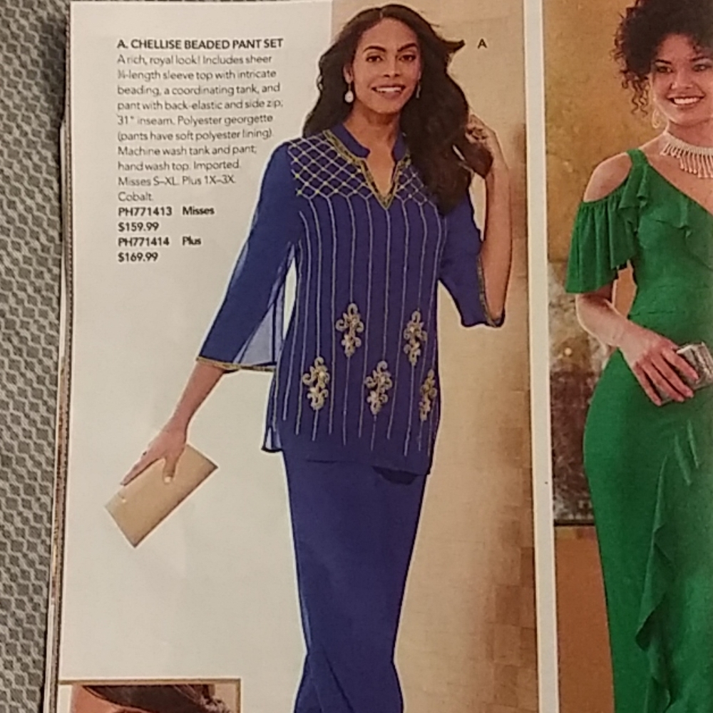 Chellise Beaded Pant Set